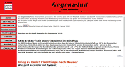 Desktop Screenshot of gegenwind-online.de